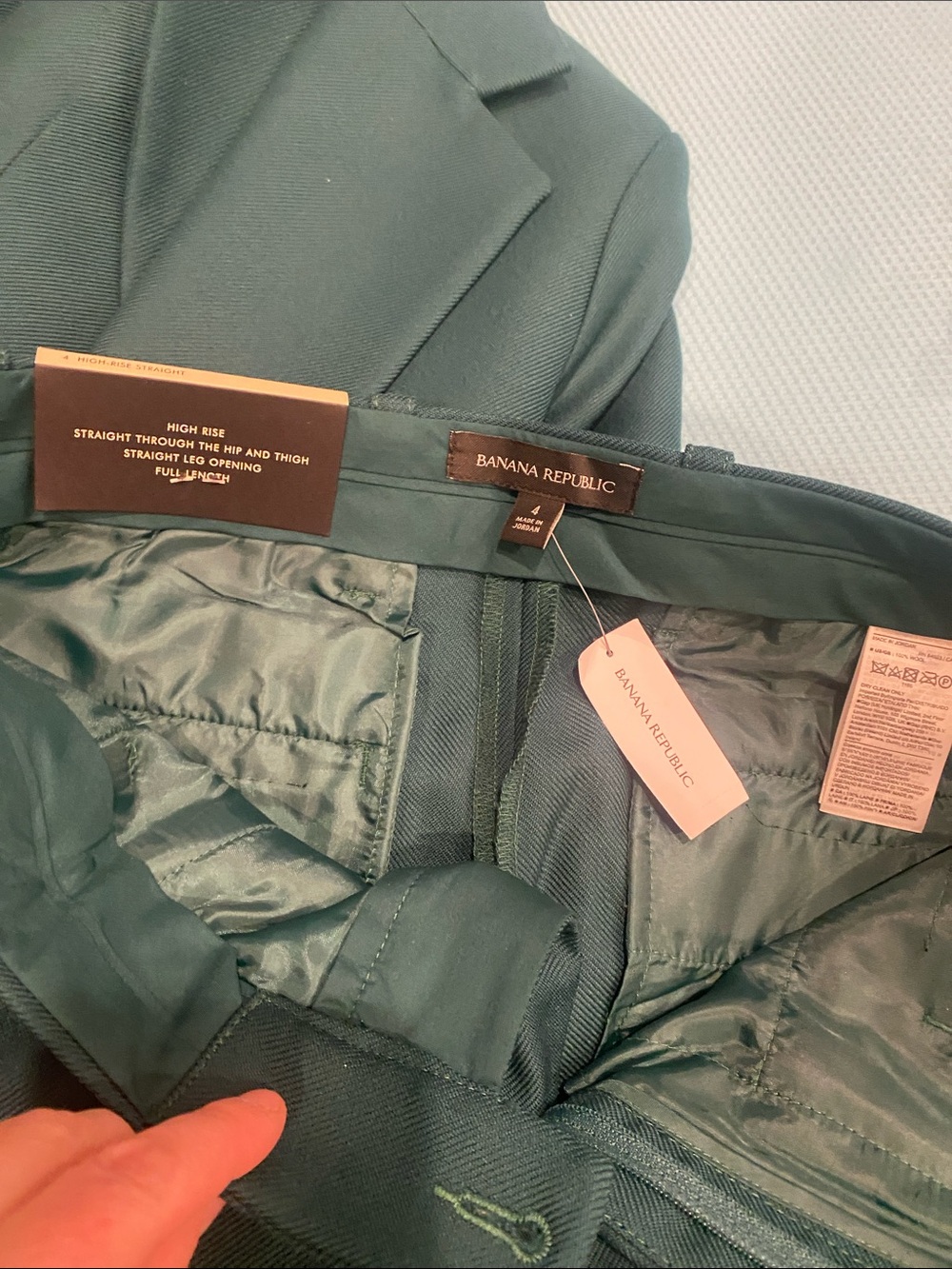 Banana Republic Deep Teal Dress Pants